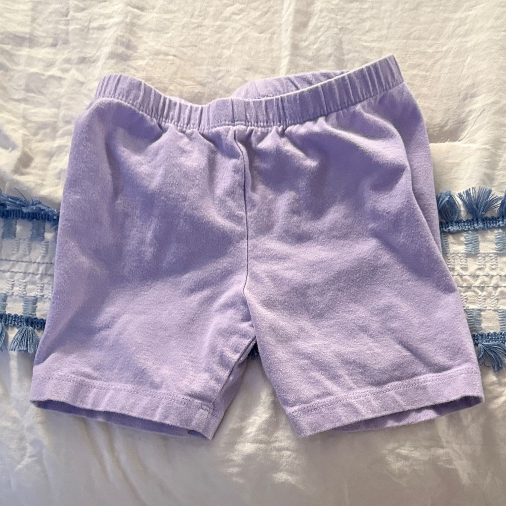 Old Navy Lavender Elastic-Waist Kids Shorts